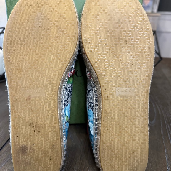 GUCCI Espadrilles - Blue Floral Print - Picture 7 of 10